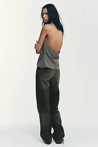 HALTER OPEN BACK TOP