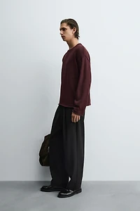 PULL STRUCTURÉ FINITIONS REVERS
