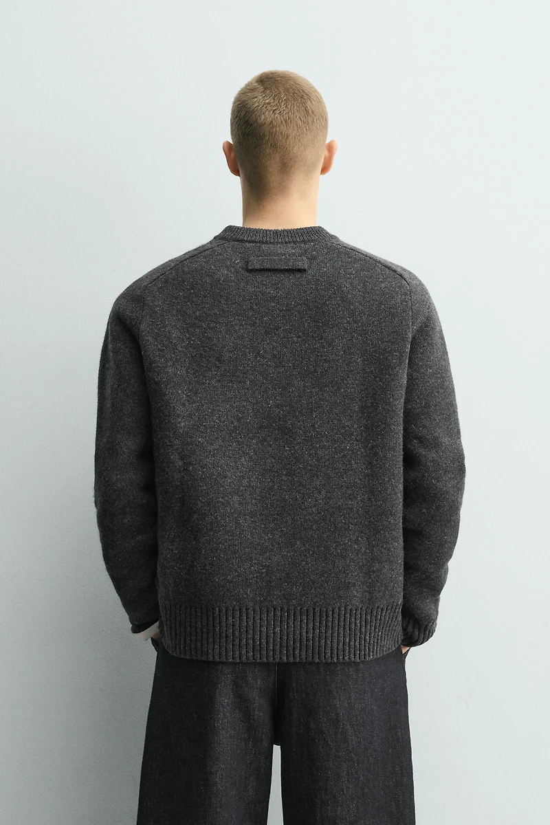 PULL DOUBLE FACE AVEC LAINE