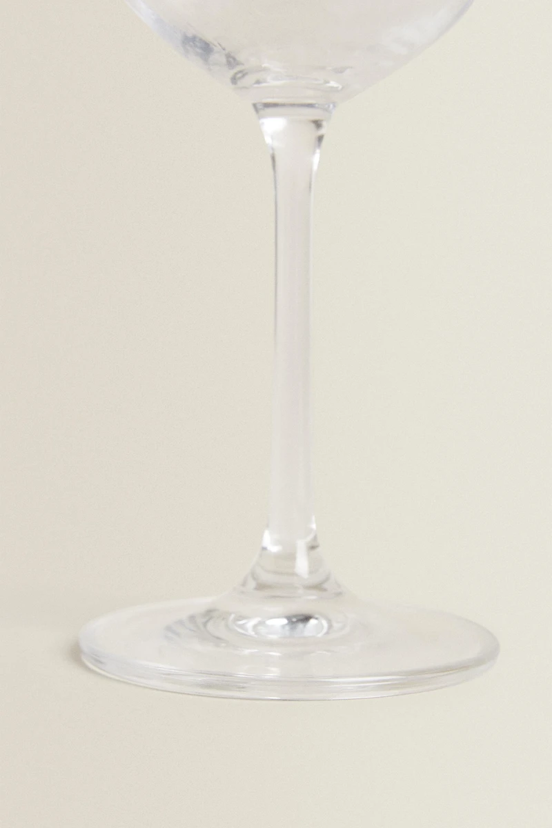 VERRE À VIN CRISTALLIN RELIEF