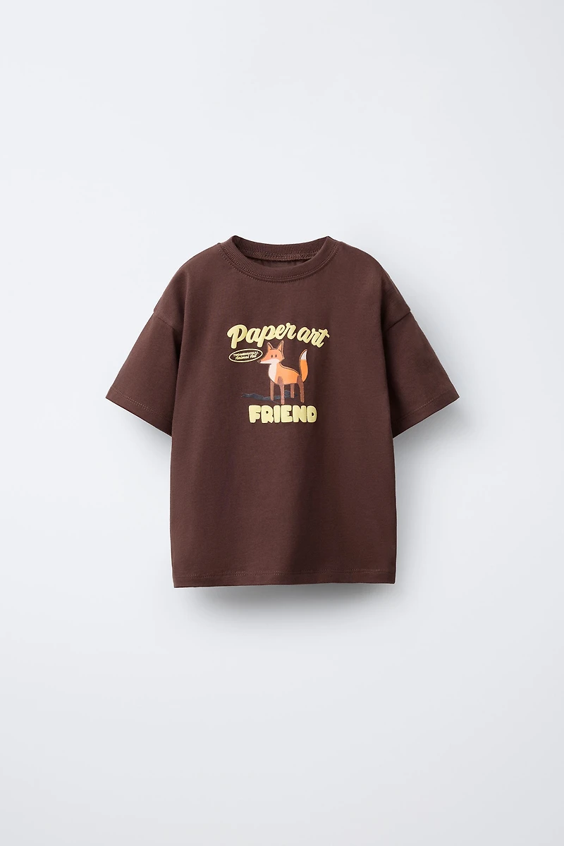 RAISED PRINT T-SHIRT