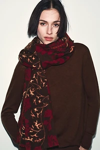 FLORAL PRINT SCARF