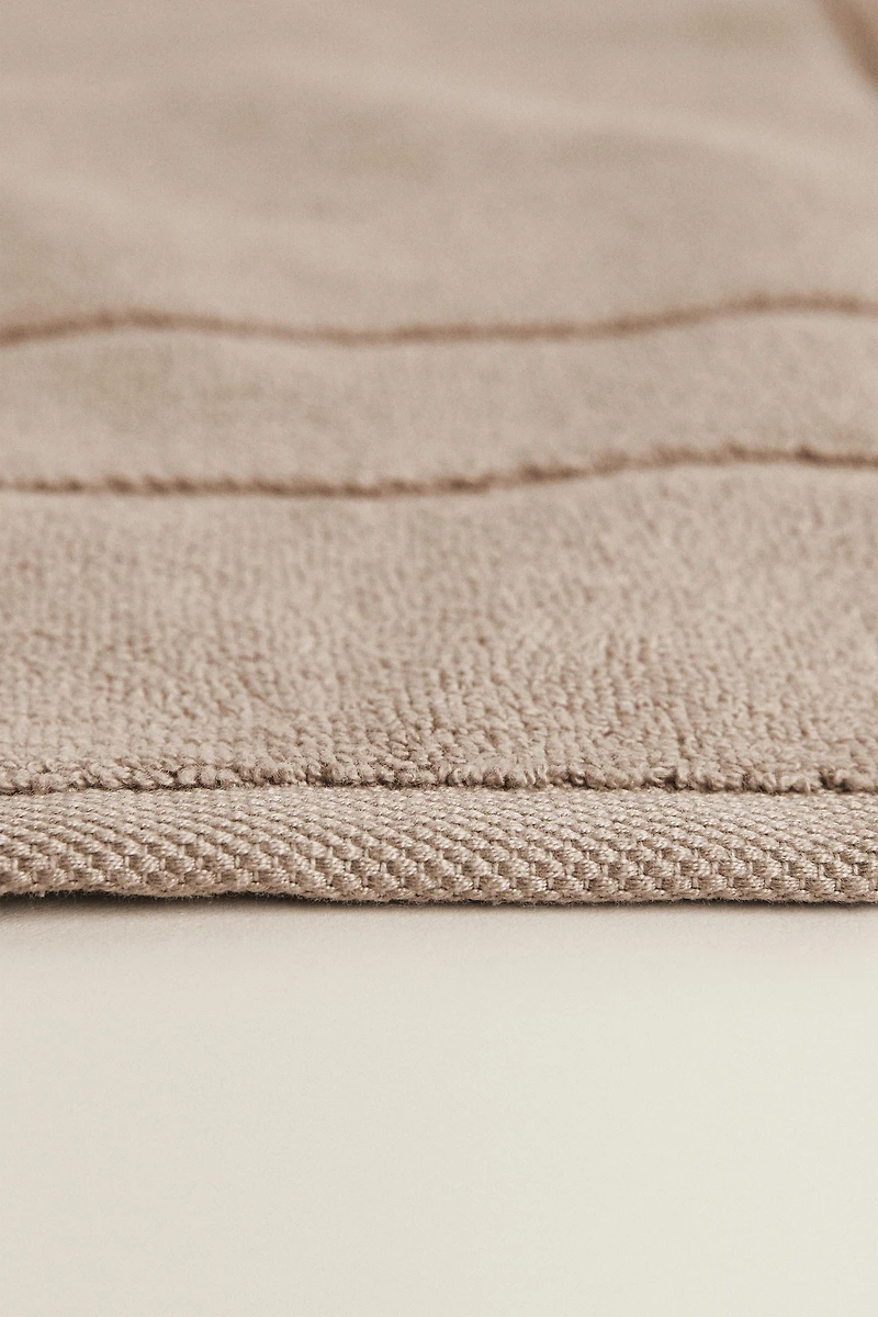 TAPIS DE BAIN COTON ANTIDÉRAPANT