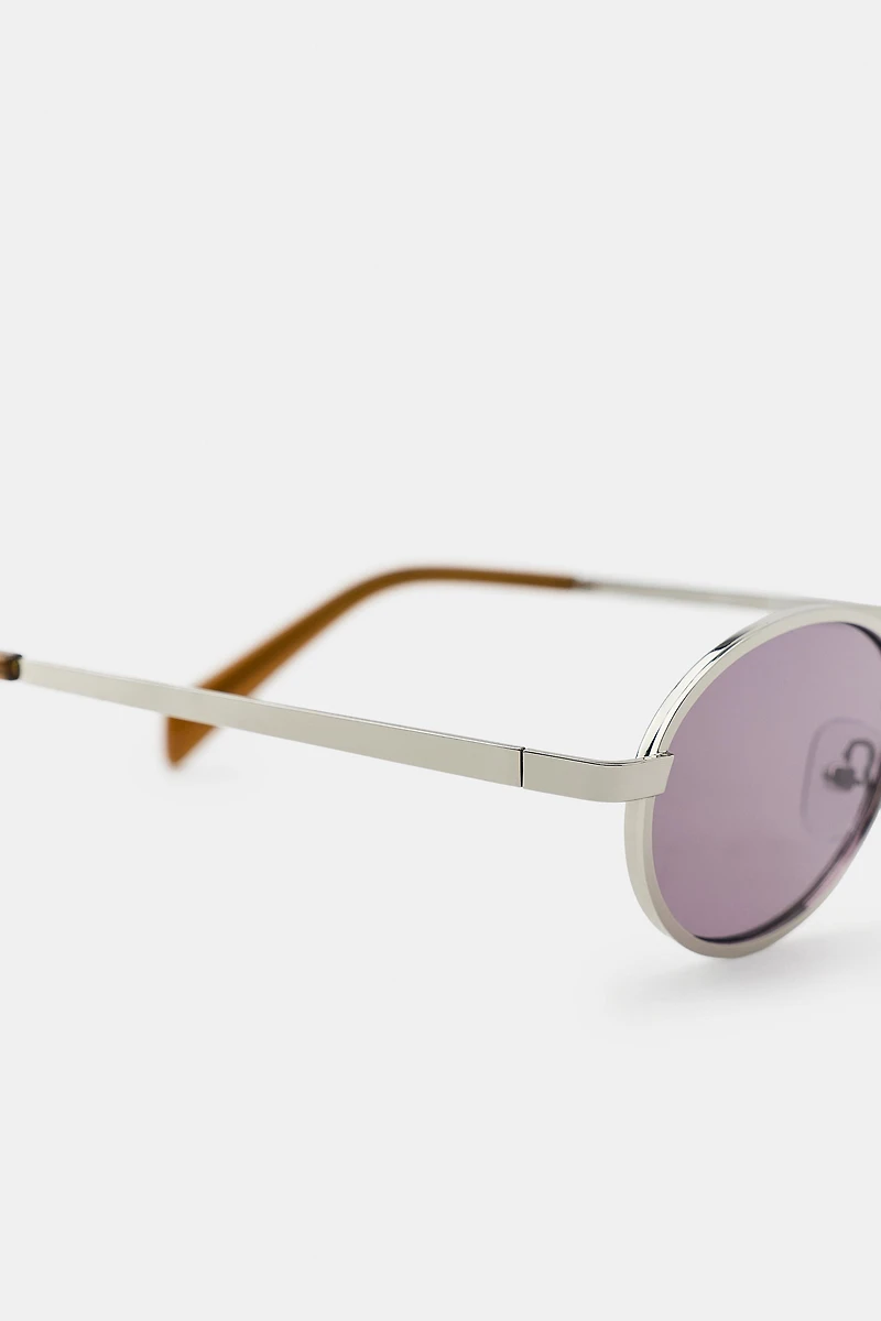OVAL METAL SUNGLASSES