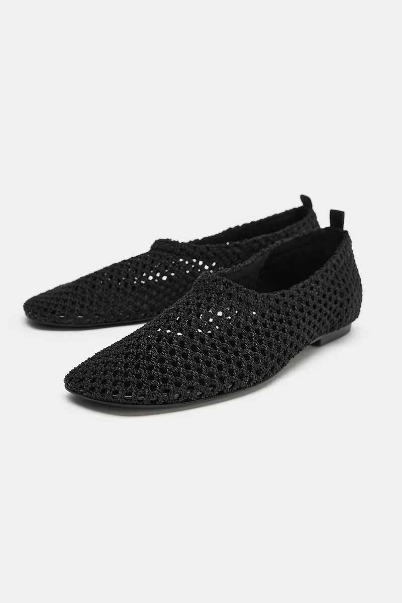 MESH FLAT BALLET FLATS