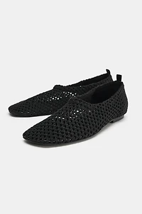 MESH FLAT BALLET FLATS