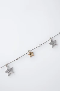 LOT COLLIER ÉTOILES ET BAGUE