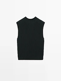Top en grosse maille de coton - STUDIO