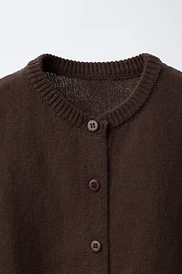 KNIT BUTTON-UP VEST