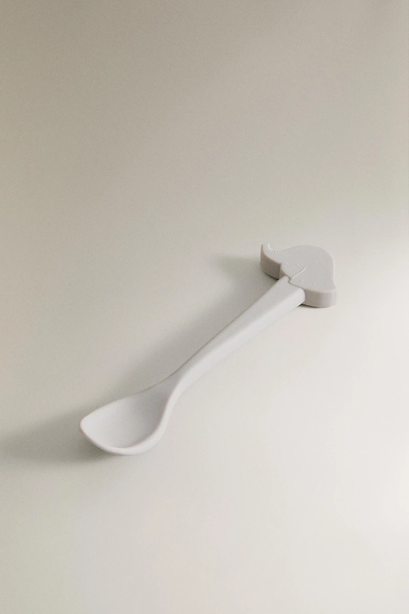 CHILDREN'S SILICONE ELEPHANT SPOON