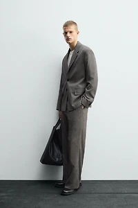 HERRINGBONE SUIT BLAZER
