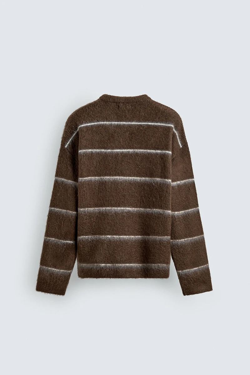 STRIPED TEXTURED JUMPER