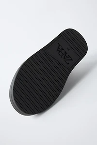 LINED LEATHER ANKLE BOOTS