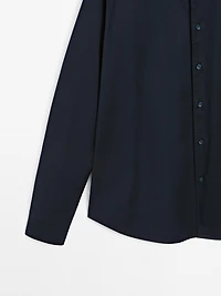 Regular fit stretch shirt