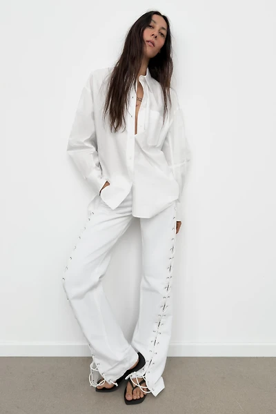OVERSIZED POPLIN SHIRT