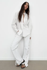 OVERSIZED POPLIN SHIRT