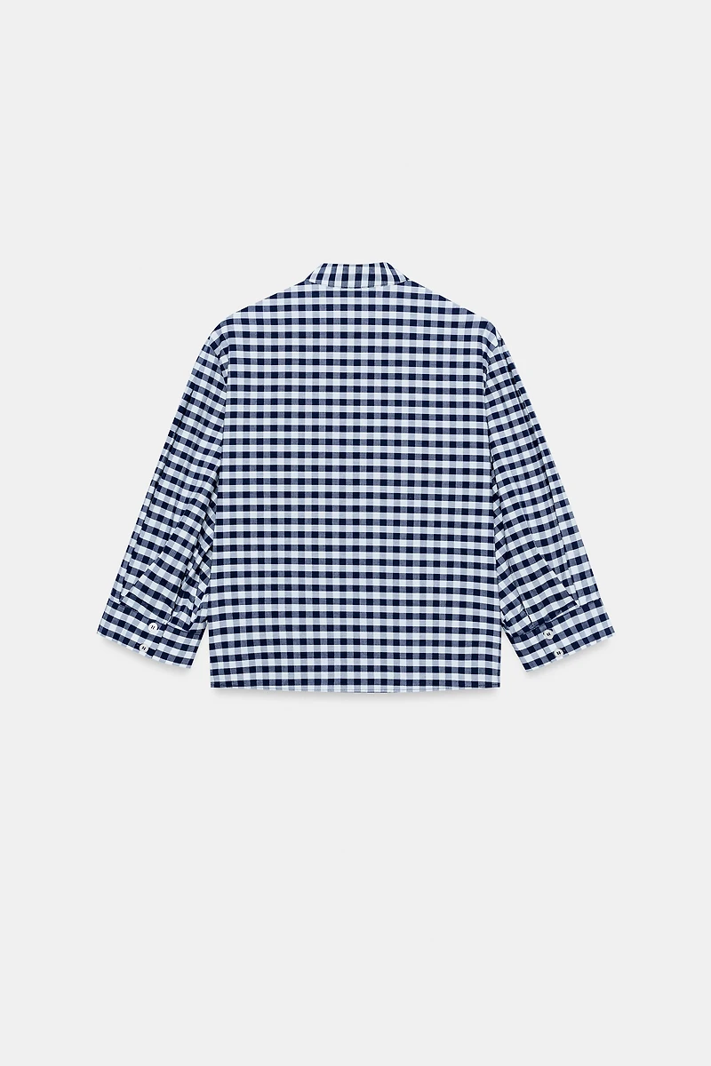 ZW COLLECTION GINGHAM SHIRT