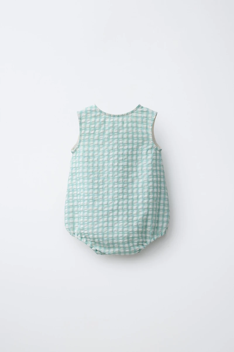 GINGHAM ROMPER