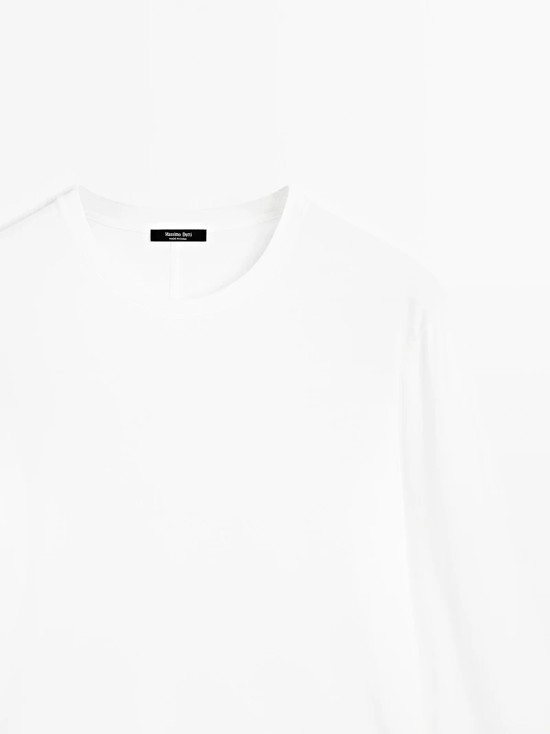 T-shirt manches longues couture apparente