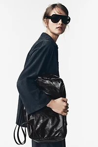 LIMITED EDITION SUEDE LEATHER POCKET SHIRT