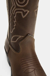 LEATHER COWBOY BOOTS