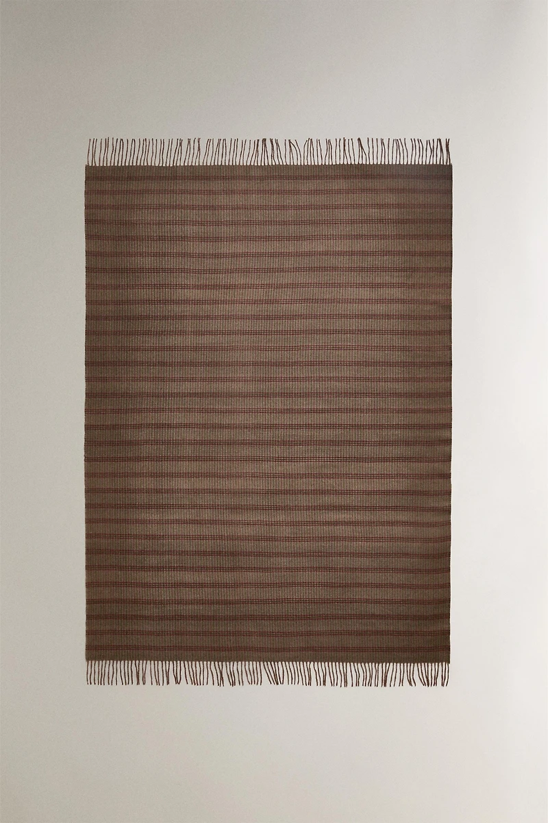 COUVERTURE À CARREAUX FRANGES