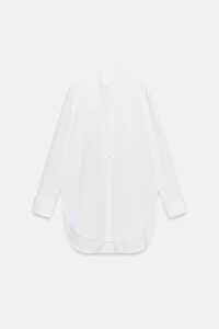 ZW COLLECTION POPLIN BIB SHIRT