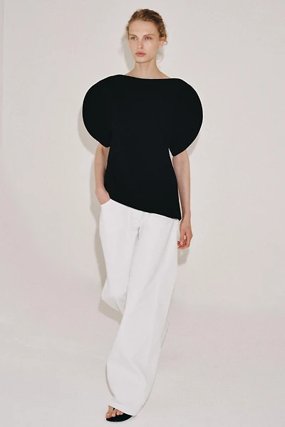 BALLOON SLEEVE TOP ZW COLLECTION