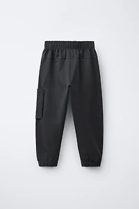 PLUSH CARGO JOGGER PANTS