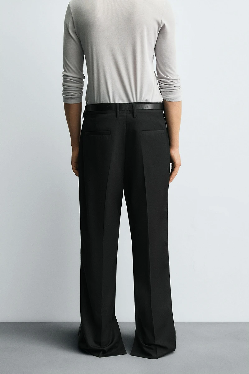 STRAIGHT FIT PANTS WITH VENTS