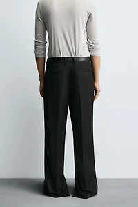 STRAIGHT FIT PANTS WITH VENTS