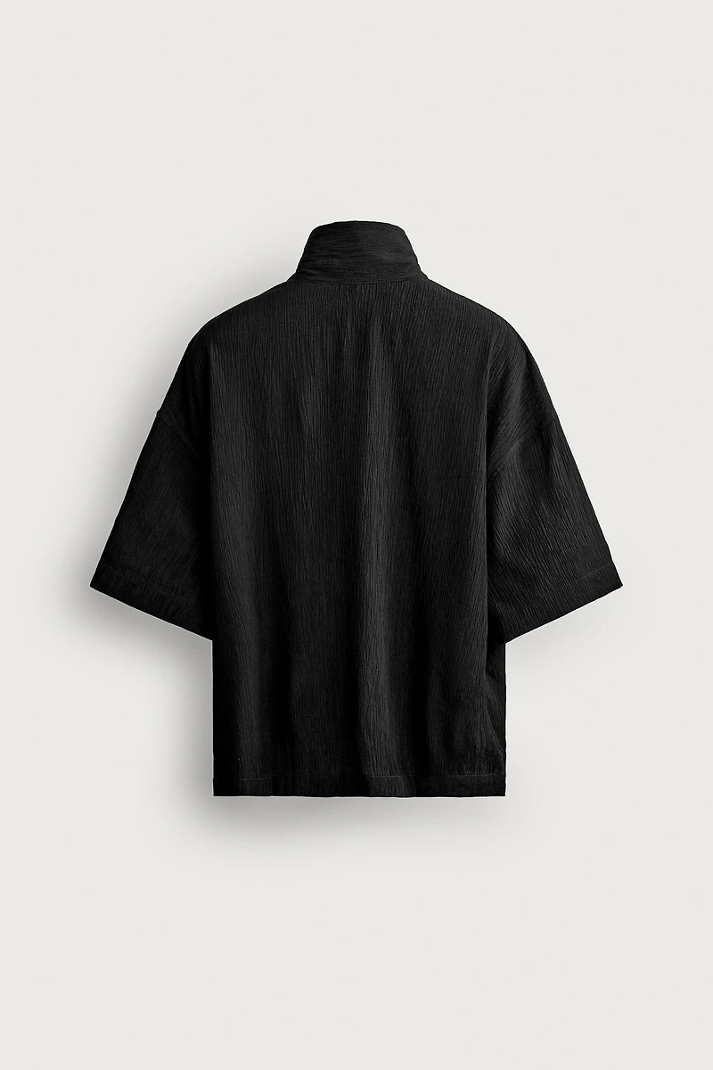 TEXTURED RELAXED FIT SHIRT