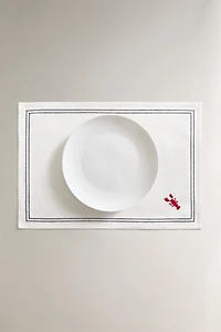 EMBROIDERED LOBSTER PLACEMAT