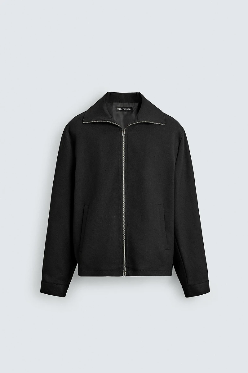 TWILL TEXTURED OVERSHIRT