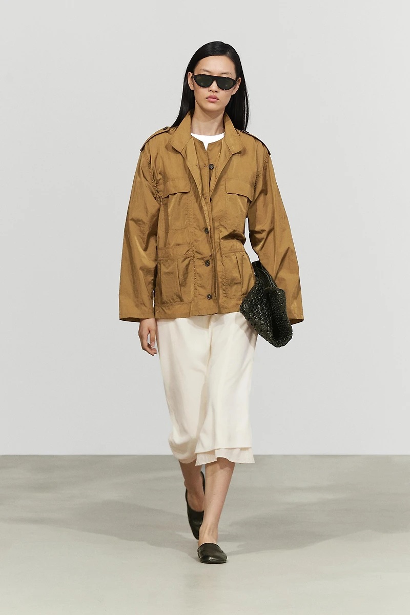 Technical overshirt with pocket details