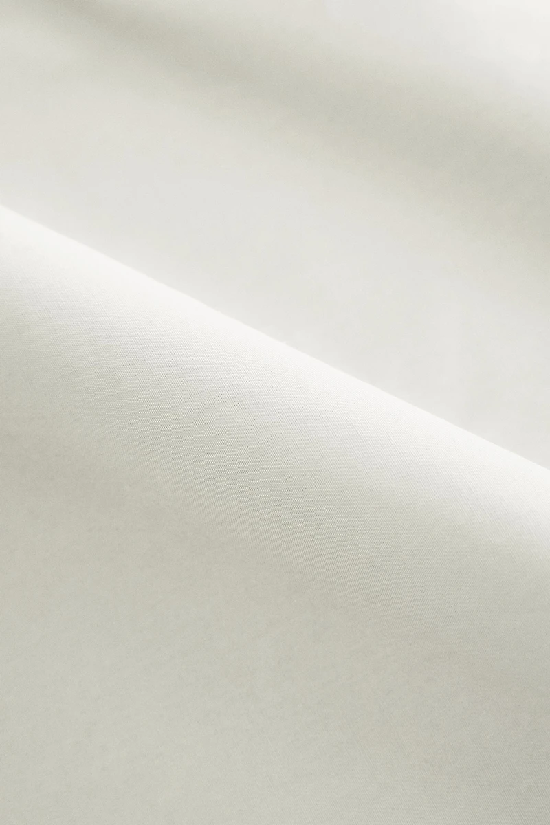 PERCALE COTTON FITTED SHEET | 11.8" THICK ( THREAD COUNT
