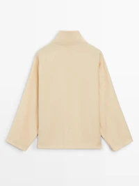 Asymmetric button-up shirt