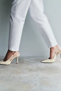 BUCKLED SLINGBACK HEELS