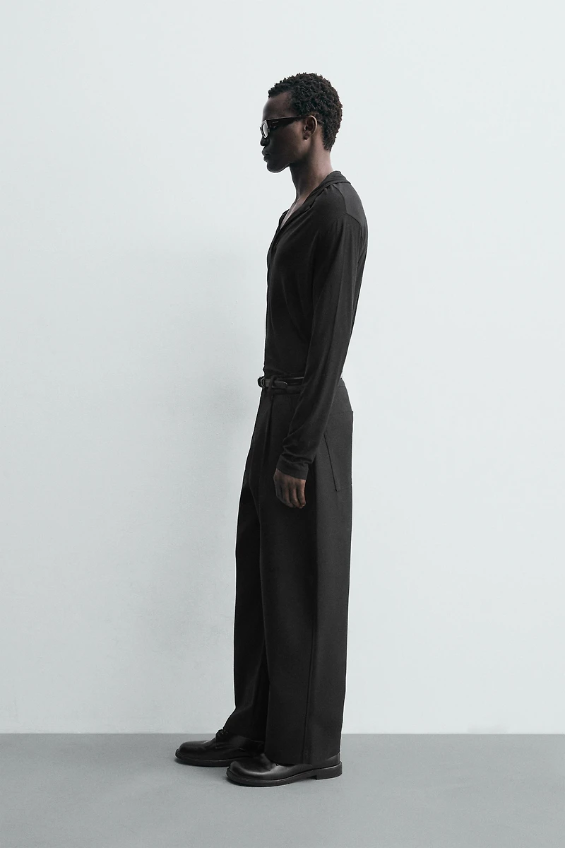 SHEER LYOCELL POLO SHIRT