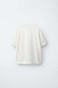 COTTON LINEN BLEND T-SHIRT