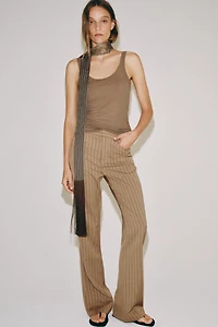 ZW COLLECTION STRIPED FLARE PANTS