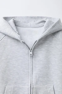 SWEAT ZIPPÉ BASIQUE