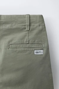 BASIC SLIM FIT CHINO SHORTS