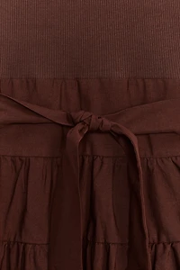 COMBINATION RUCHED DRESS