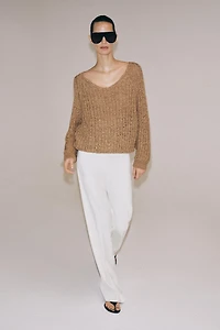INTERTWINED RIBBON KNIT JUMPER