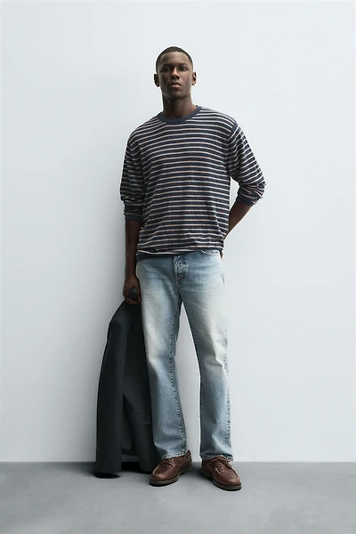 PULL EN JACQUARD À RAYURES