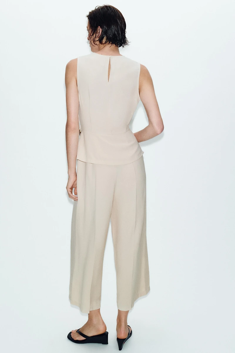 GOLD APPLIQUÉ JUMPSUIT