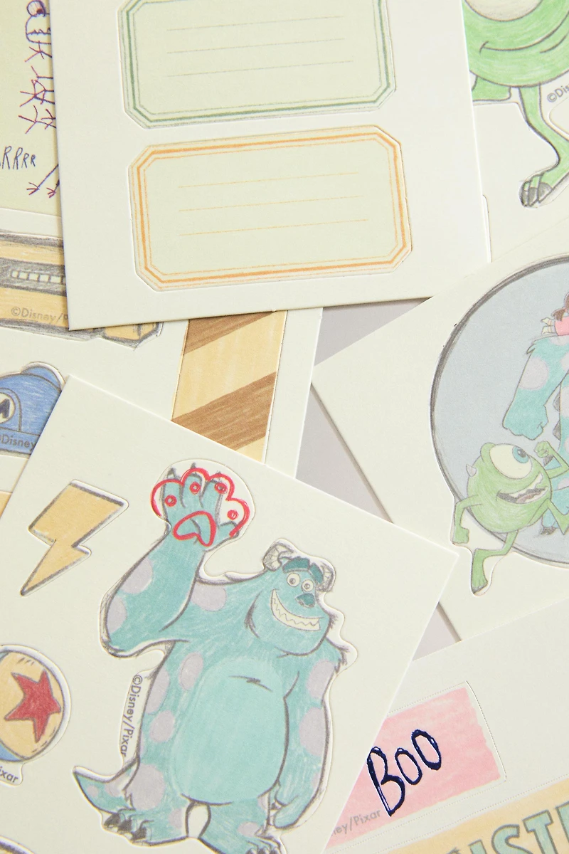 POCHETTE D'AUTOCOLLANTS ENFANT MONSTRES & CIE ©DISNEY/PIXAR