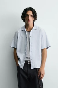 WASHED TEXTURED SHIRT