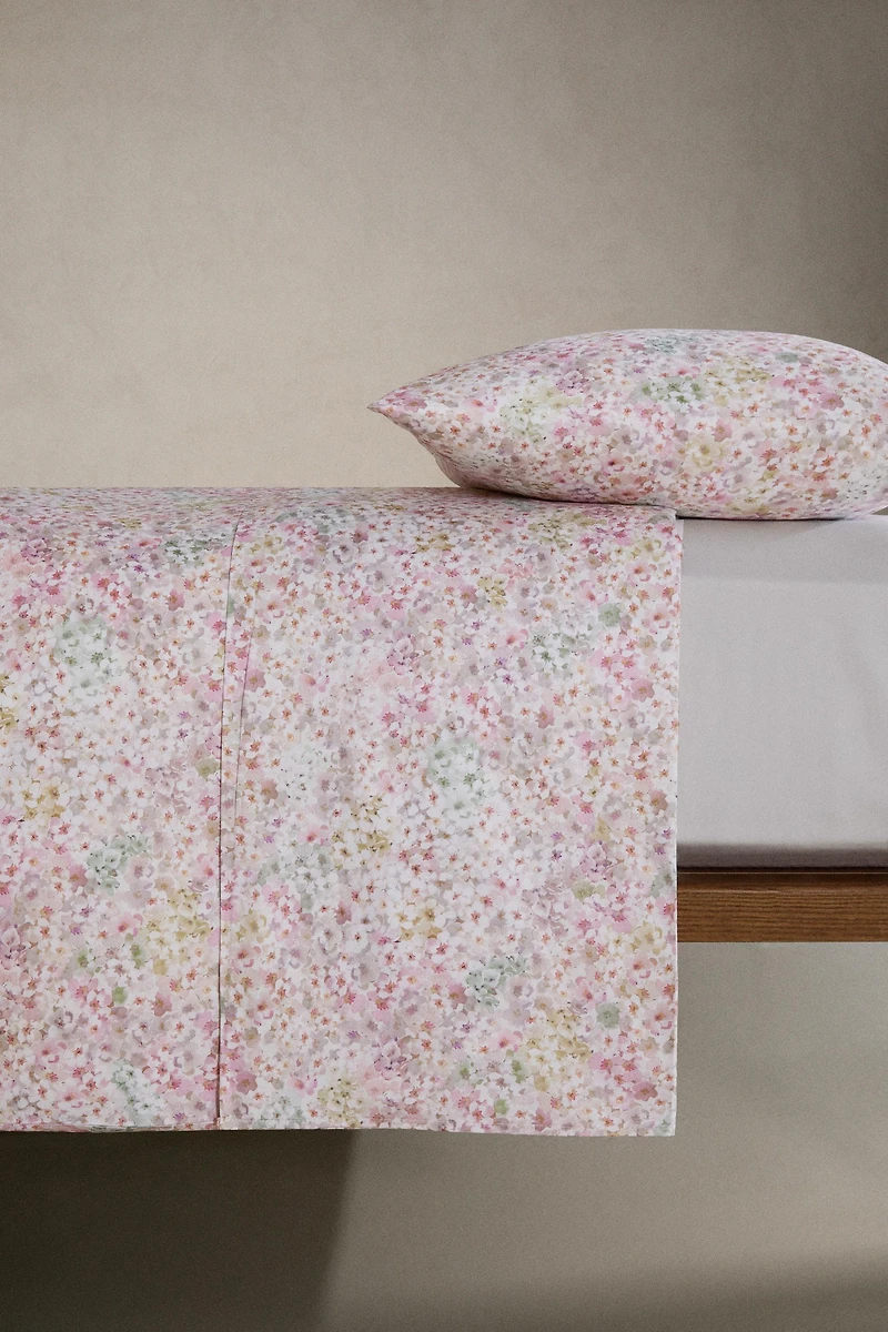 DRAP DE DESSUS FLORAL